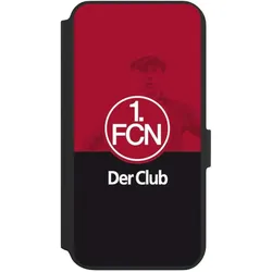 Nivocase Klapphülle für Samsung Galaxy S22+ Handyhülle aus Kunst Leder NIVOflip schwarz 1. FC Nürnberg Der (Samsung Galaxy S22+), Smartphone Hülle, Schwarz