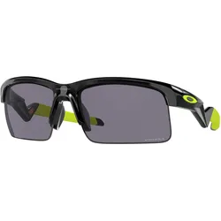 Oakley, Unisex, Sportbrille, Capacitor (Poliert Schwarz, Prizm Grey), Schwarz