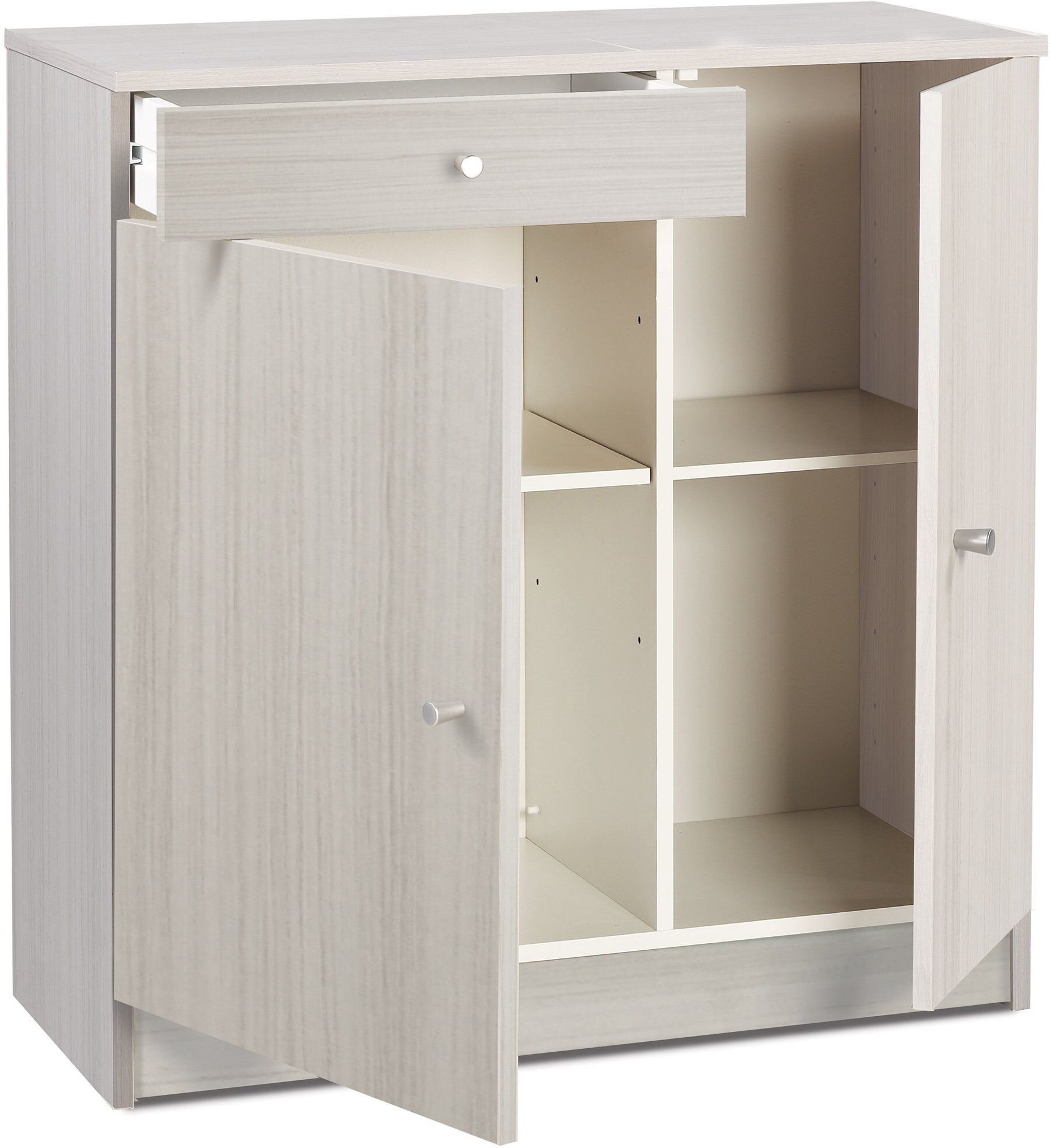 giordanoshop Mobile 2 Ante 1 Cassetto 77x80x34 cm Eucalipto...