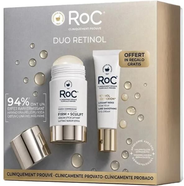 RoC Derm Correxion Line Smooth cofanetto regalo Antiage con Retinol correxion 15 ml + Derm correxion 30 ml