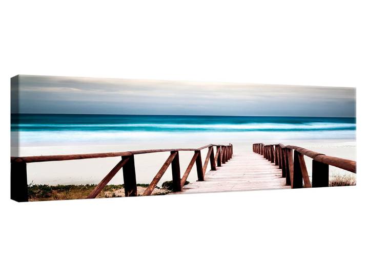 Wandbild 30x97 Wide Beach