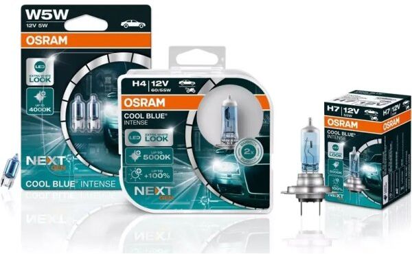 Osram Cool Blue Intense H4 12v 60/55w Bilpærer