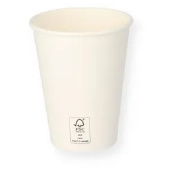 Nette 500 Pappbecher weiß 0,3l Coffee-To-Go Becher Durchmesser 90mm