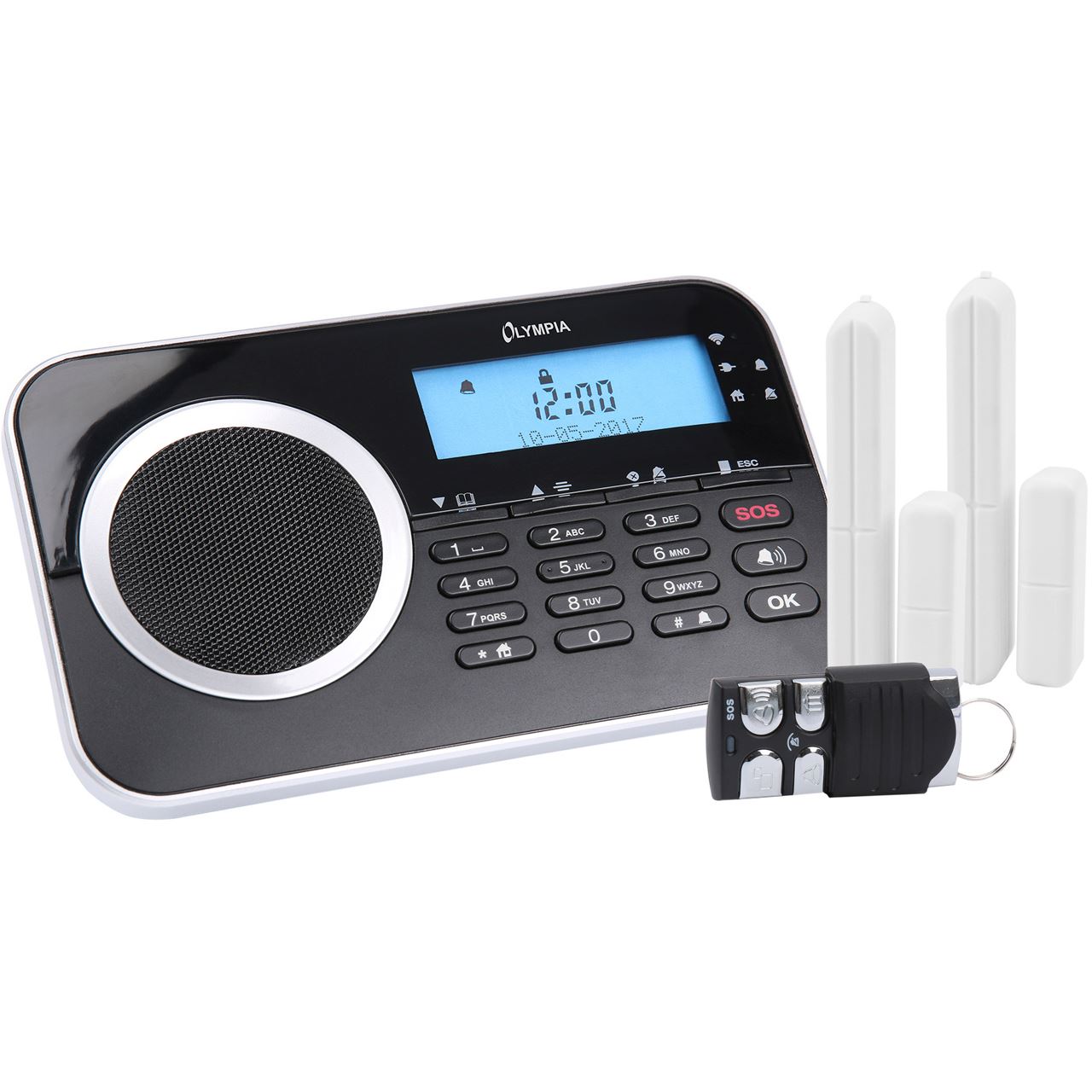 Olympia Protect 9730 GSM Alarmsystem, Schwarz