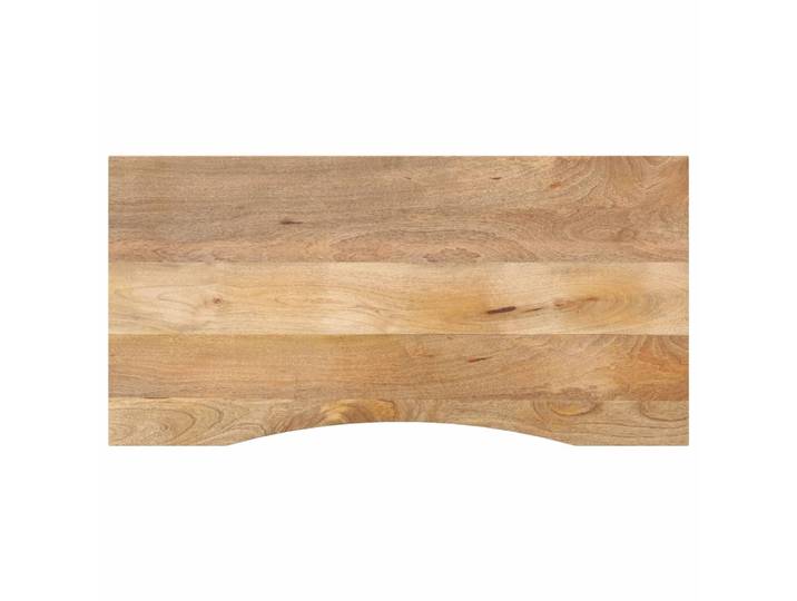 vidaXL Schreibtischplatte mit Aussparung 110x50x2,5cm Massivholz Mango