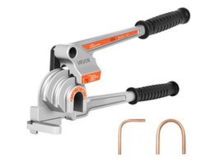 VEVOR Rohrbiegegerät, 6,35/9,525/12,7 mm Außendurchmesser, 3-in-1-Rohrbieger mit manueller Wasserwaage, 180°-Biegewerkzeug für Kupfer-Aluminium-Rohre für Autoreparaturen, HVAC-Klimaanlagen