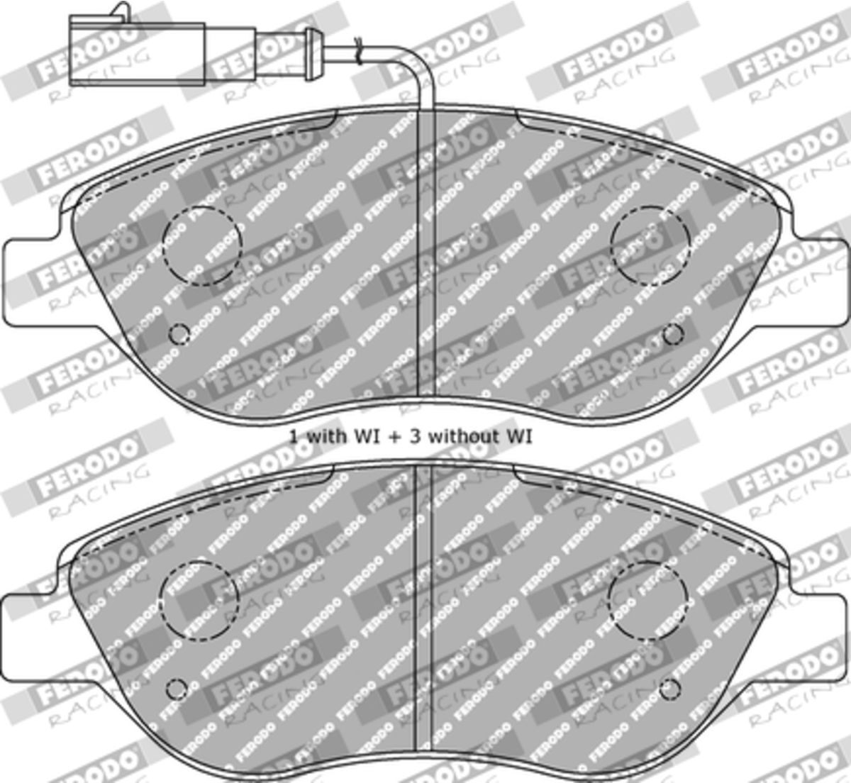 Bremsbelagsatz FERODO Performance FDS1468, Vorne