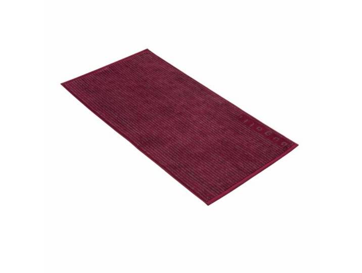 Bugatti Handtuch Tiago Burgundy Baumwolle 50 x 100 cm