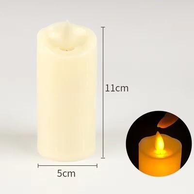 Uplift Treasures Battery Powered Flickering LED Tealight Candles Warm White b 3 12 pack