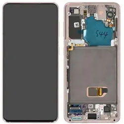 Samsung Galaxy S21 5G LCD Display without Front Camera - Violet (Display, Samsung Galaxy S21 5G), Mobilgerät Ersatzteile, Violett