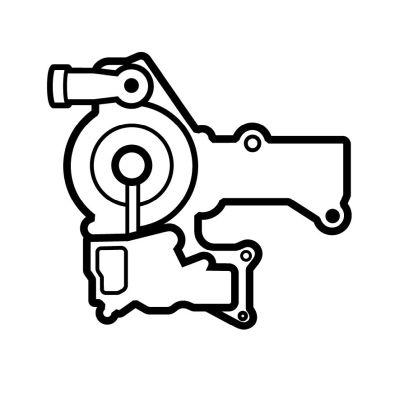 NRF Ölabscheider, Kurbelgehäuseentlüftung 20220034 für VAG