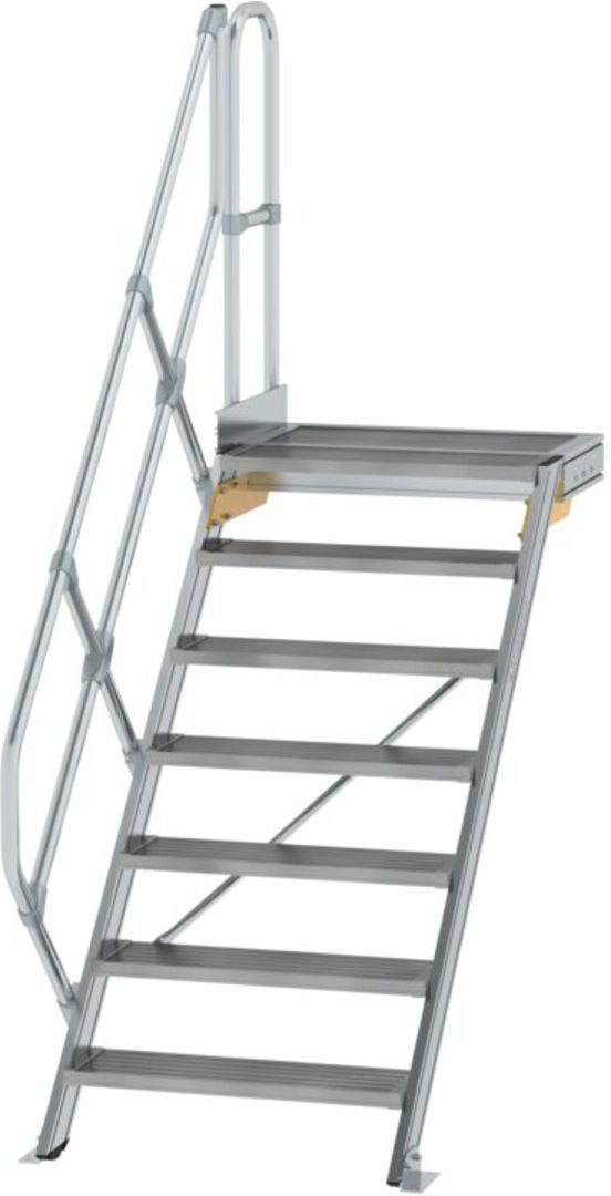 MUNK Aluminium-Treppe Plattform 45° 7 Stufen (600447)