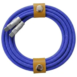 Yello koko Verstärktes USB C / USB C Kabel, Biggy-Modell, 1m, umkehrbarer Stecker (1 m, USB 3.2 Gen 1, 15 W), USB Kabel