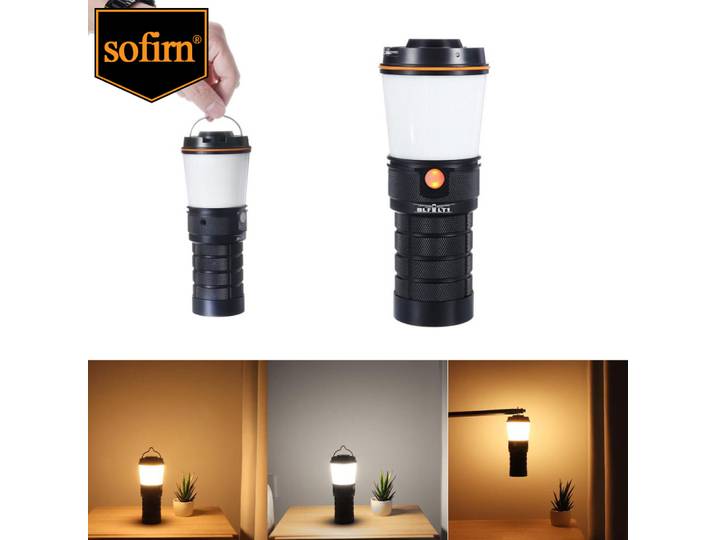 Sofirn Anduril 2.0 LT1 USB C lanterne Rechargeable Camping lumière 8 * LH351D lampe de poche torche extérieure