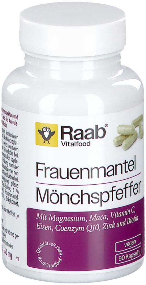 Raab Vitalfood Frauenmantel Mönchspfeffer Kapseln 90stk