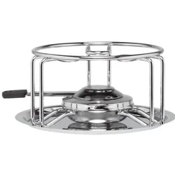 Siemens Fondue-Rechaud verchromt, Höhe: 100 mm, ø: 220 mm, Rechaud