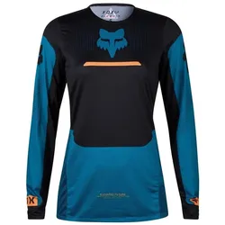 Fox, Damen, Velotrikot, Jersey 24 W Flexair Ical M Blu (L), Blau, L