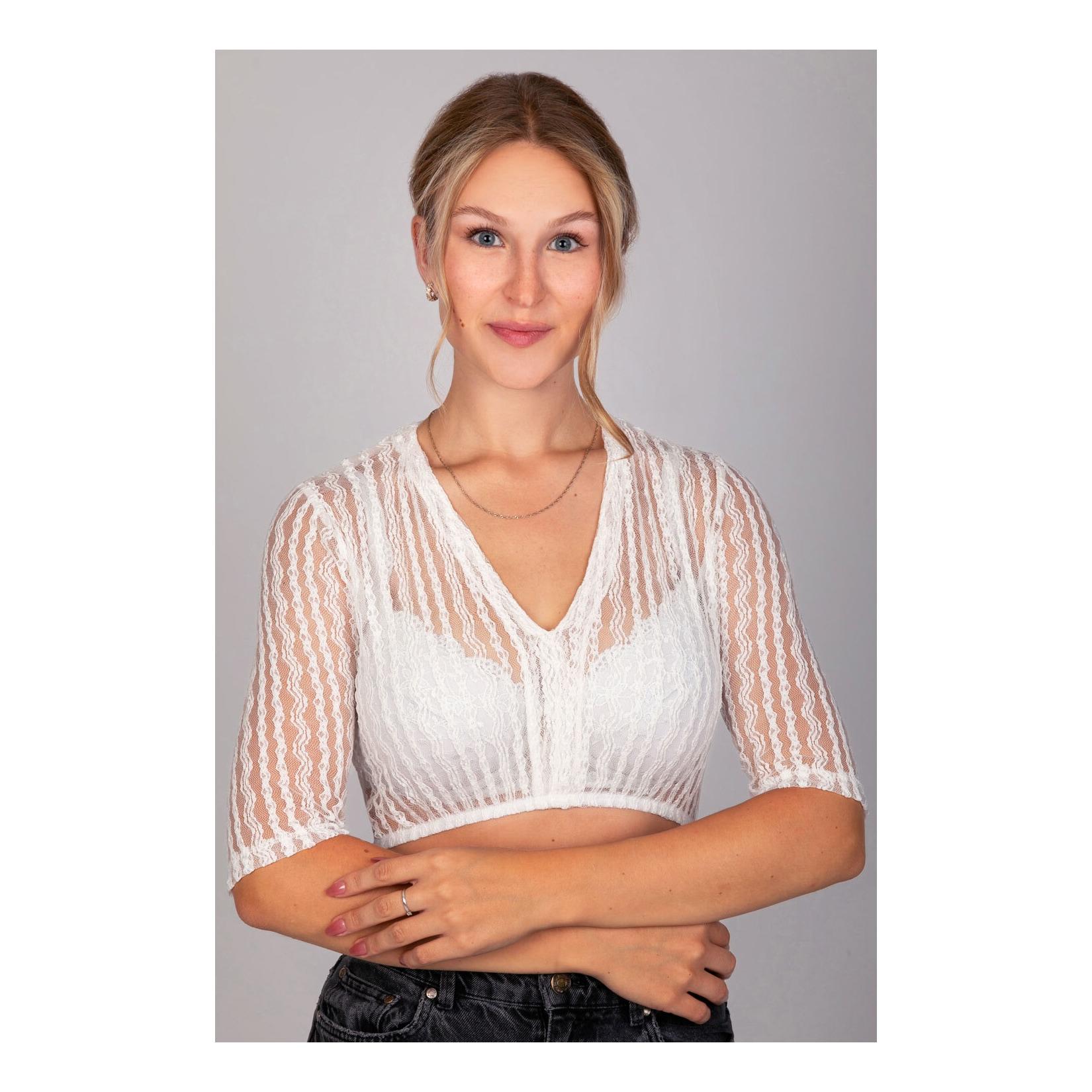 Dirndlbluse Anna Creme