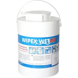 Nordvlies WIPEX-WET Desi Vliestuchspender weiß ohne Tücher, für WIPEX-WET Desinfektions-Vliesrolle