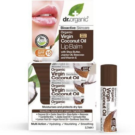 Dr. Organic Organic Coconut Oil Lip Balm 5.7 ml 5 ml