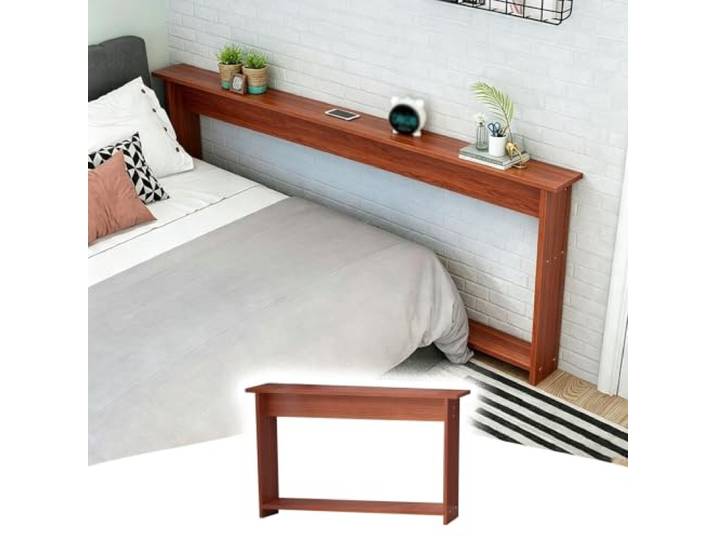 Regal Hinter Sofa Schmaler Konsolentisch für Kleine Räume, Kratzfest Platzsparende Lückenfüllung aus Massivholz für den Bereich Zwischen Bett und Wand (inkl. Stützstange); Maßgefertigter