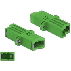DELOCK LWL Kupplung E2000 Simplex Bu zu Singlemode BU grün