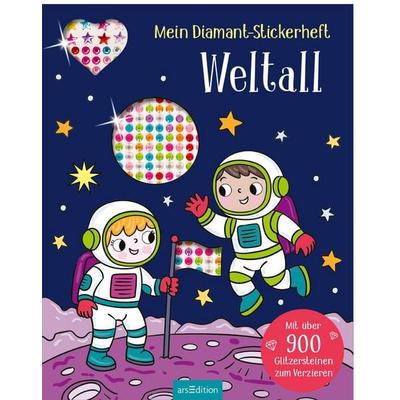 Mein Diamant-Stickerheft – Weltall, Taschenbuch von , arsedition, 978-3-8458-6827-1