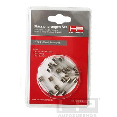 HP-AUTOZUBEHöR Sicherung Glassicherungen-Set 10-tlg. 81410