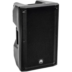 Omnitronic Aktiver PA Lautsprecher 38 cm (Aktiv, 1x 300 W), PA Lautsprecher, Schwarz