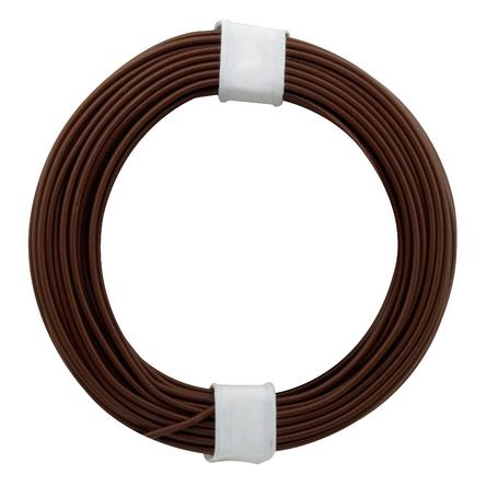 Donau Elektronik 118-8-D Litze 1 x 0.14 mm² Dunkelbraun 10 m (10 m) (118-8-D)