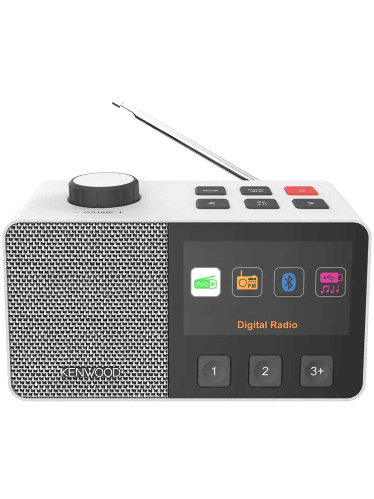 Kenwood CR-M70DAB-W - White - DAB+/FM - Mono - Weiß