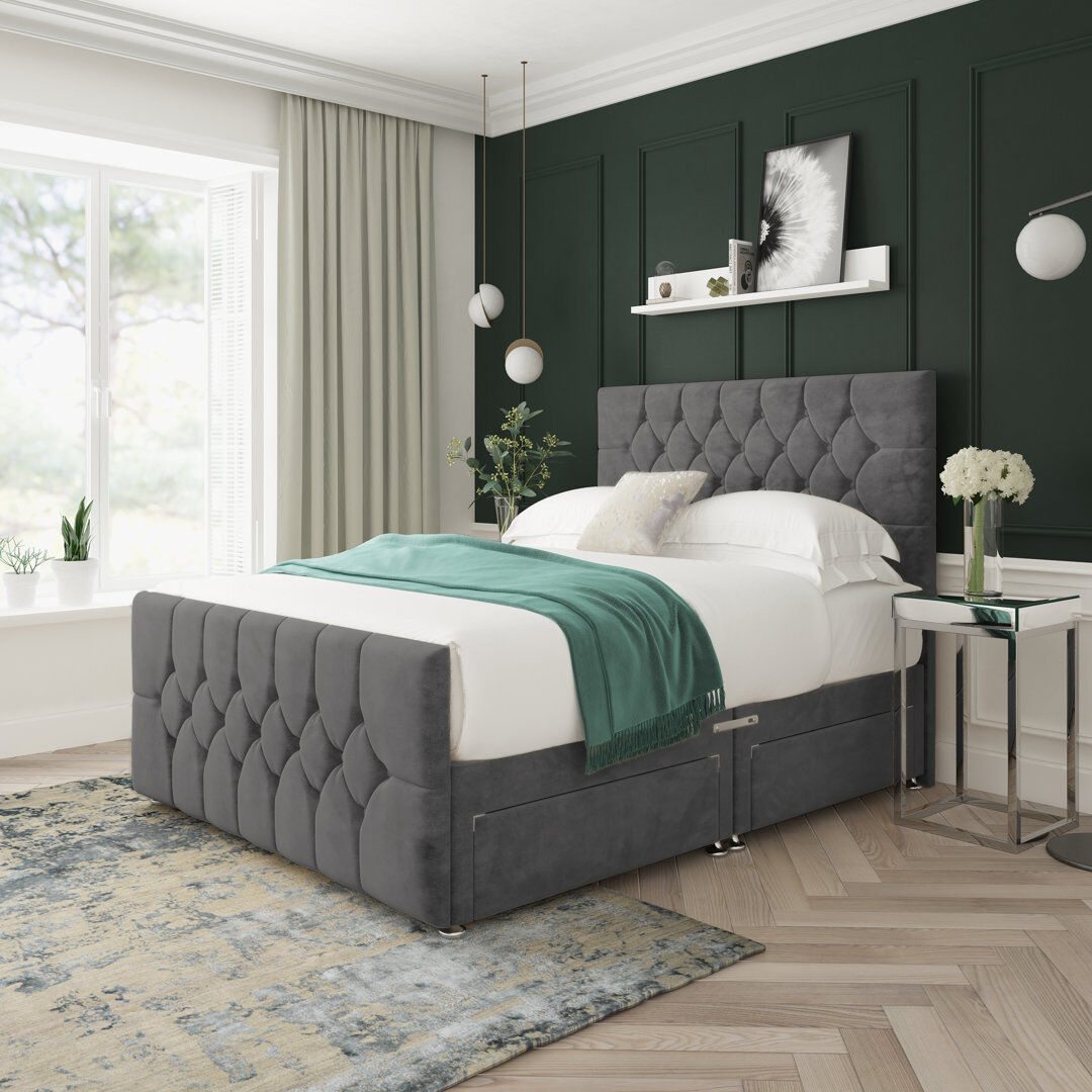 17 Stories Upholstered Bed Armour Kingsize (5')