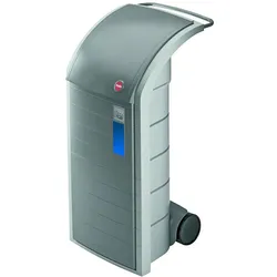 Hailo Mobil-Set, Für ProfiLine WSB 120 / WSB-K / WSB Design XXXL, Abfalleimer, Silber