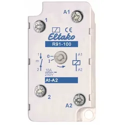 Eltako Installationsrelais, 1,4TE, teilelektronisch, Aufputz, 1S, 12V/AC, 10A, 250V, AC