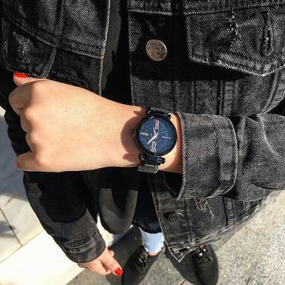 ForAllApparel Stargazer Watch Elegant Gold & Steel Timepiece   Perfect Gift For Any Occasion Black