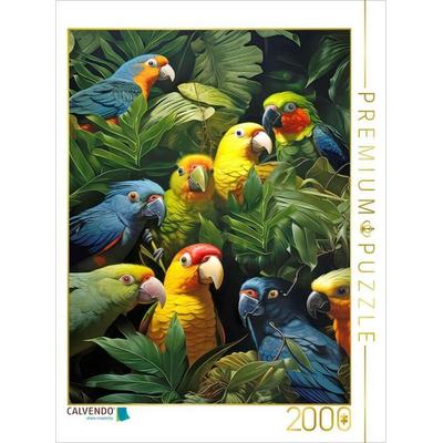 CALVENDO Puzzle Humor im Dschungel | 2000 Teile Lege-Größe 90x67cm Foto-Puzzle für glückliche Stunden