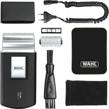 Wahl 3615-1016 Herrenrasierapparat Folienschaber Trimmer Schwarz, Silber