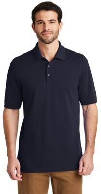 Port Authority TK8000 Tall EZCotton Polo Shirt in Navy Blue size Large/Tall