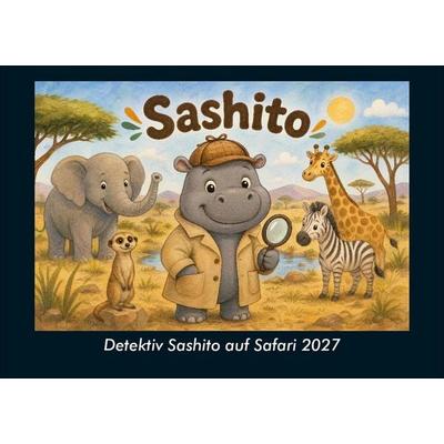 Detektiv Sashito auf Safari 2027 Fotokalender DIN A5, DIN A5 von Tobias Schmitt,Kevin Heber, Vero Kalender, 978-3-695-44679-7