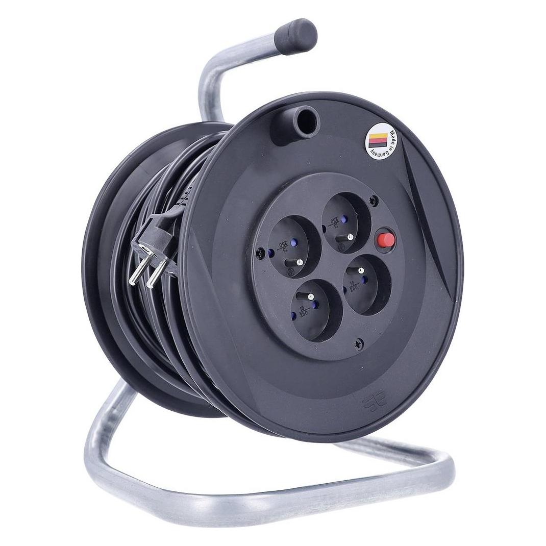 As - Schwabe AS Schwabe 811103 Cable reel 20 m Black PG plug (20 m, 1.50 mm²) (811103)