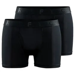 Herren funktionelle Boxershorts Craft Core Dry 3" 2-pack Größe: M /  schwarz
