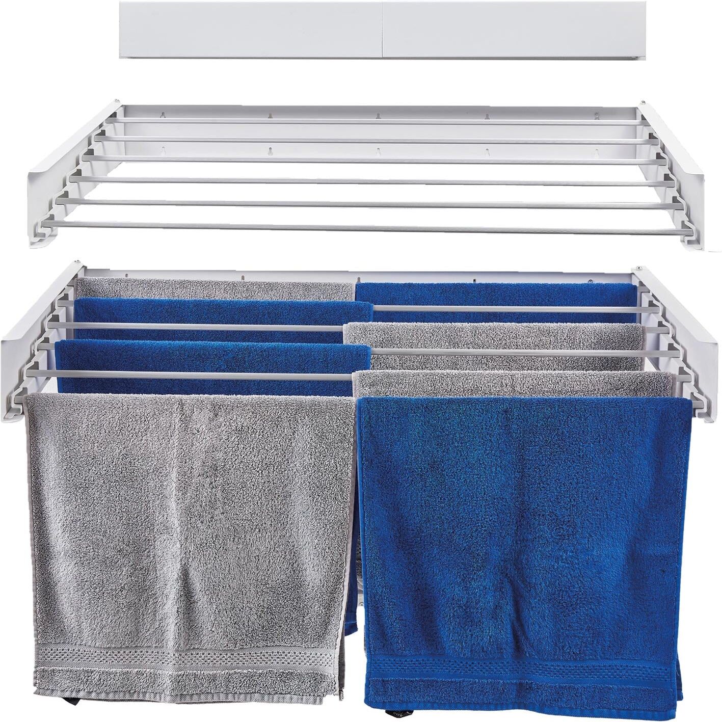 Foxydry Hide 117 Bianco Stendibiancheria da parete richiudibile salvaspazio HIDE-120W