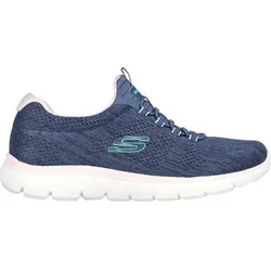 SKECHERS Damen Freizeitschuhe SUMMITS-FUN FLARE, Größe 40 in Blau Blau