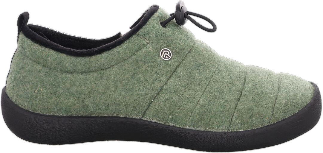 Hausschuh ROHDE "D.Olbia", Damen, Gr. 39, Filz, grün (hellgrün), Schuhe Hausschuh, Homeslipper, Wohlfühlschuh aus Filz mit Schnellverschluss