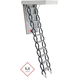 Minka Bodentreppe Elegance mit U-Wert 1,1 W/m2K 220-300cm Raumhöhe 90x70cm Deckenöffnung