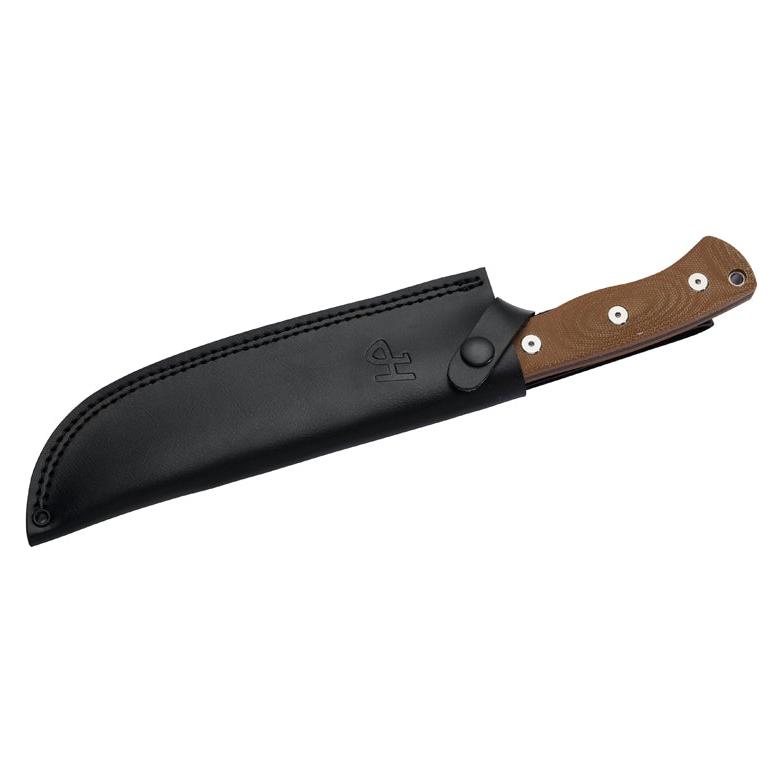 Herbertz Bushcraft- und Survivalmesser D2, desert micarta (19.68 cm) (10001074)