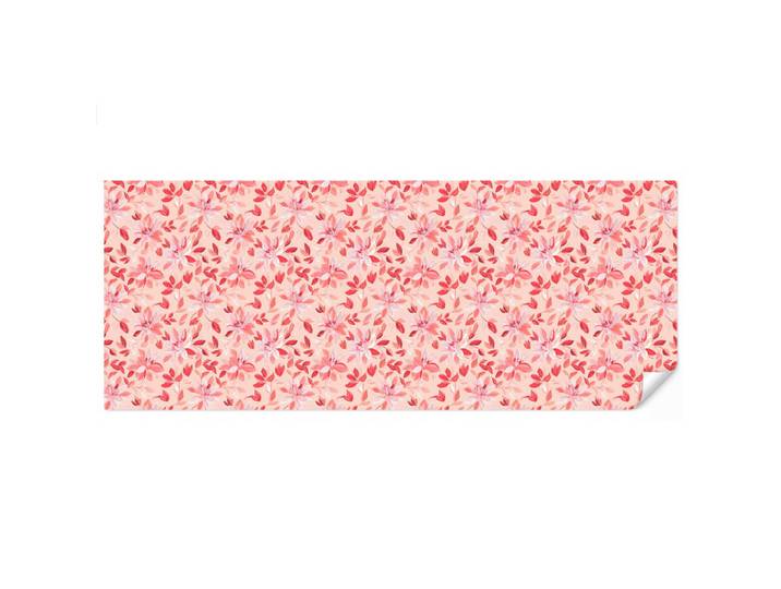 OnlyWow Tapete - Botanisch - Blumen - Rot - 500x200 cm, Koralle, Papier, Rechteckig, 500x200 cm, Tapeten & Wandverkleidungen, Vliestapeten