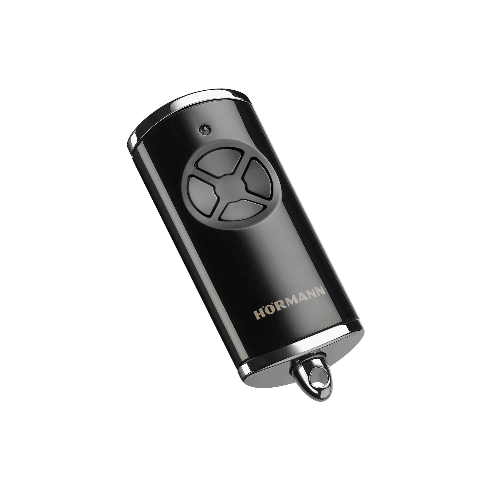Hörmann Handsender HSE4 868-BS Hochglanz Chrom schwarz Fernbedienung