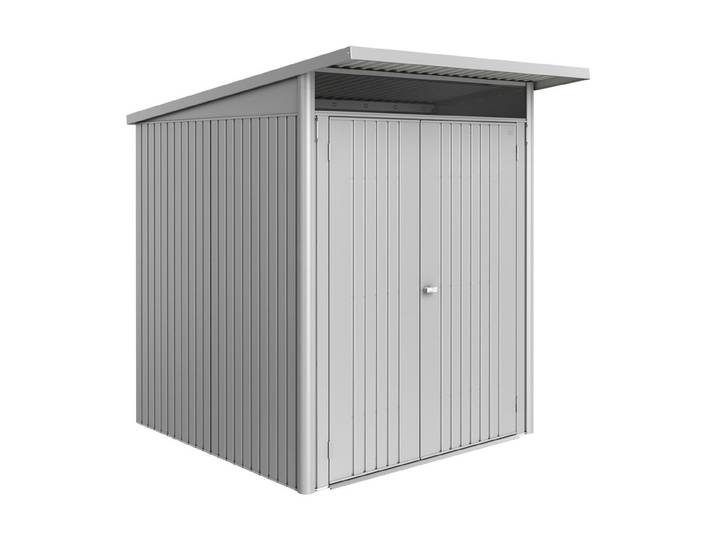 Biohort Gerätehaus AvantGarde ECO A1 Doppeltüre Silber