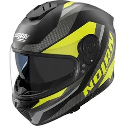 Nolan N80-8 Torpedo 363, Integralhelm - Matt Schwarz/Grau/Neon-Gelb - M